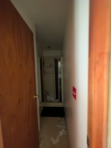 a door with a potted plant on it