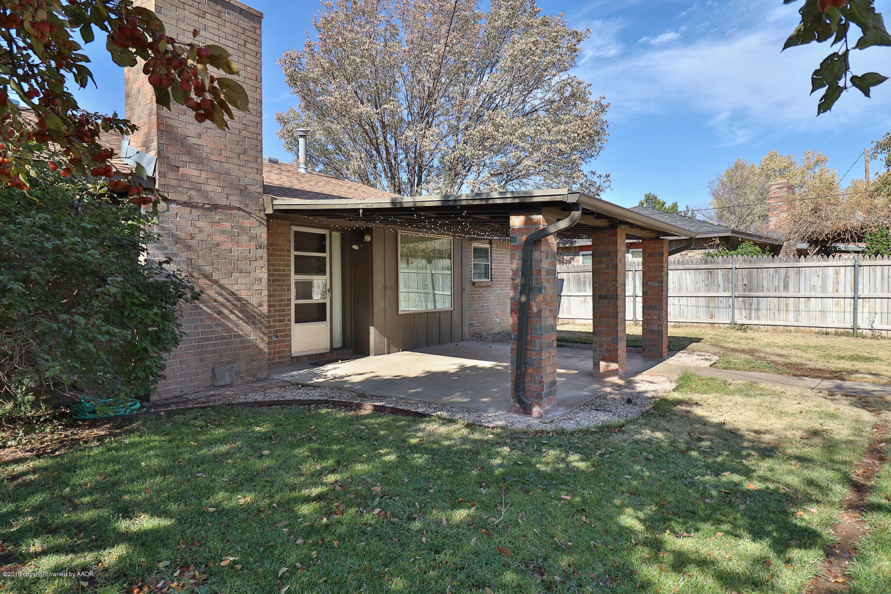 4207 Kingston Road Amarillo, TX 79109 - Photo 20 of 22 Rear Patio View 2