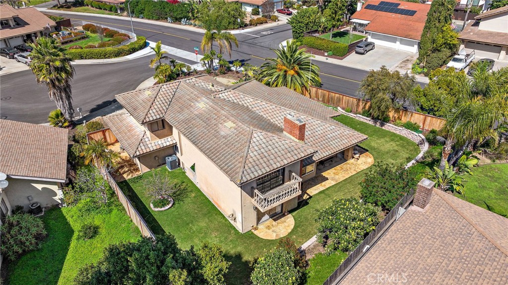 5649 Roane Drive Oceanside, CA 92057 - Photo 37 of 42 an aerial view of a house with garden space and street view