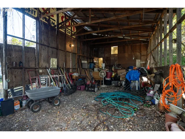 a view of a chairs and tables in patio