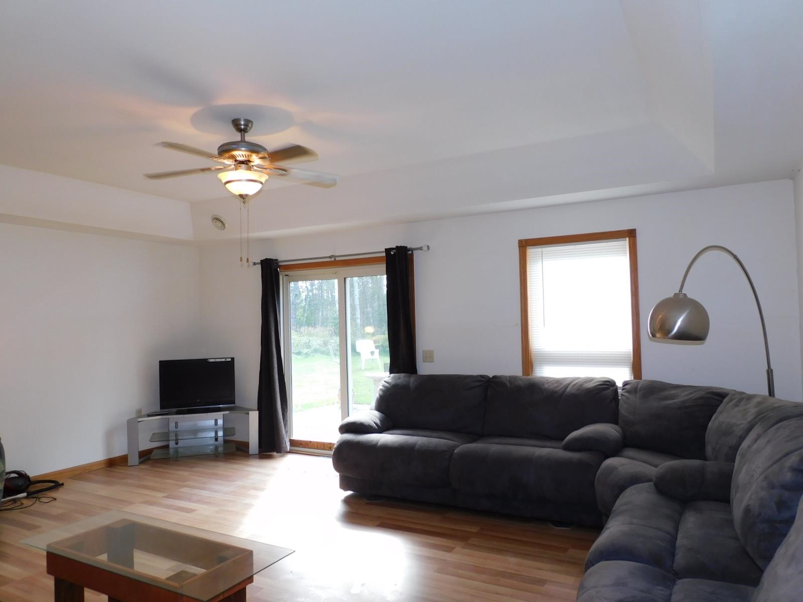 9480 State Highway 13 South Range, WI 54874 - Photo 17 of 51 Living room with sliding doors to the Patio area in the backyard.