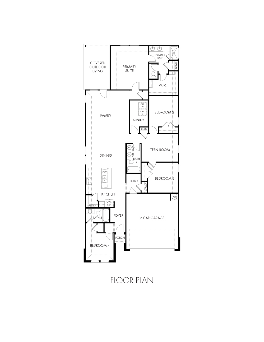141 Boondoggle Ridge Cedar Creek, TX 78612 - Photo 6 of 7 a picture of a floor plan