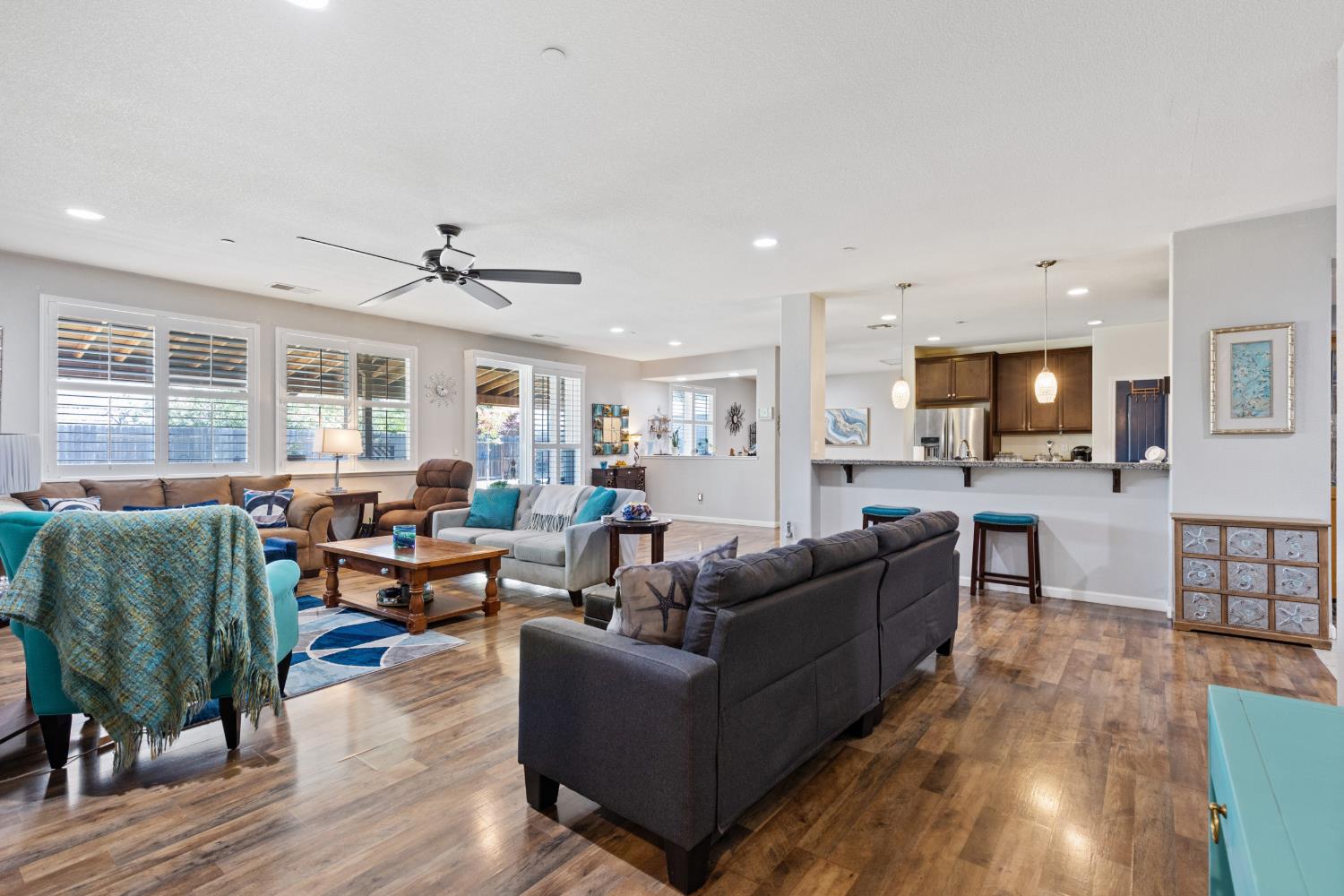 2011 Roy Ranch Way Plumas Lake, CA 95961 - Photo 10 of 49 a living room with furniture and a flat screen tv
