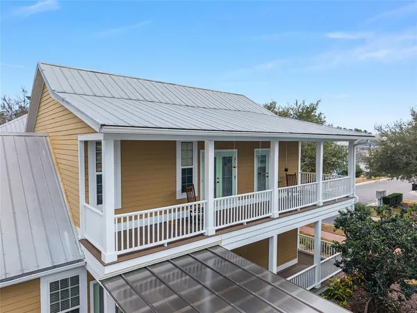an aerial view of a city with lots of residential buildings