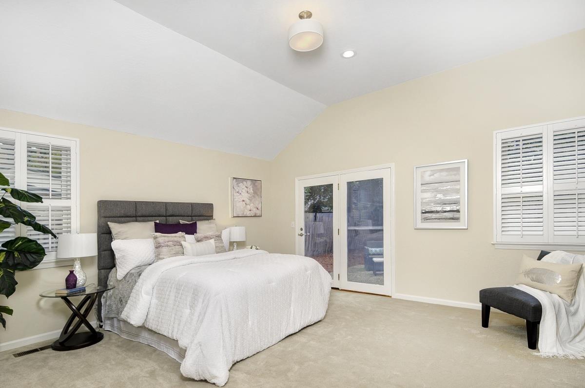 635 California Street Mountain View, CA 94041 - Photo 12 of 25 a bedroom with a bed and a couch