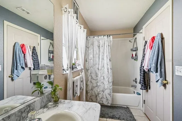 a outdoor space with furniture