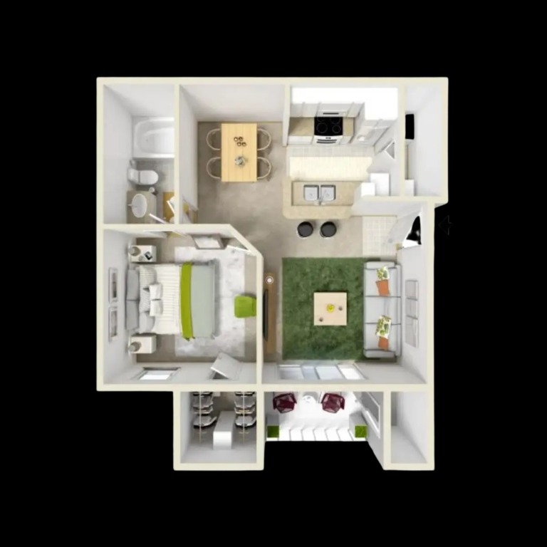 3401 West Parmer Lane, Unit 725 Austin, TX 78727 - Photo 3 of 16 a bathroom with a sink and mirror