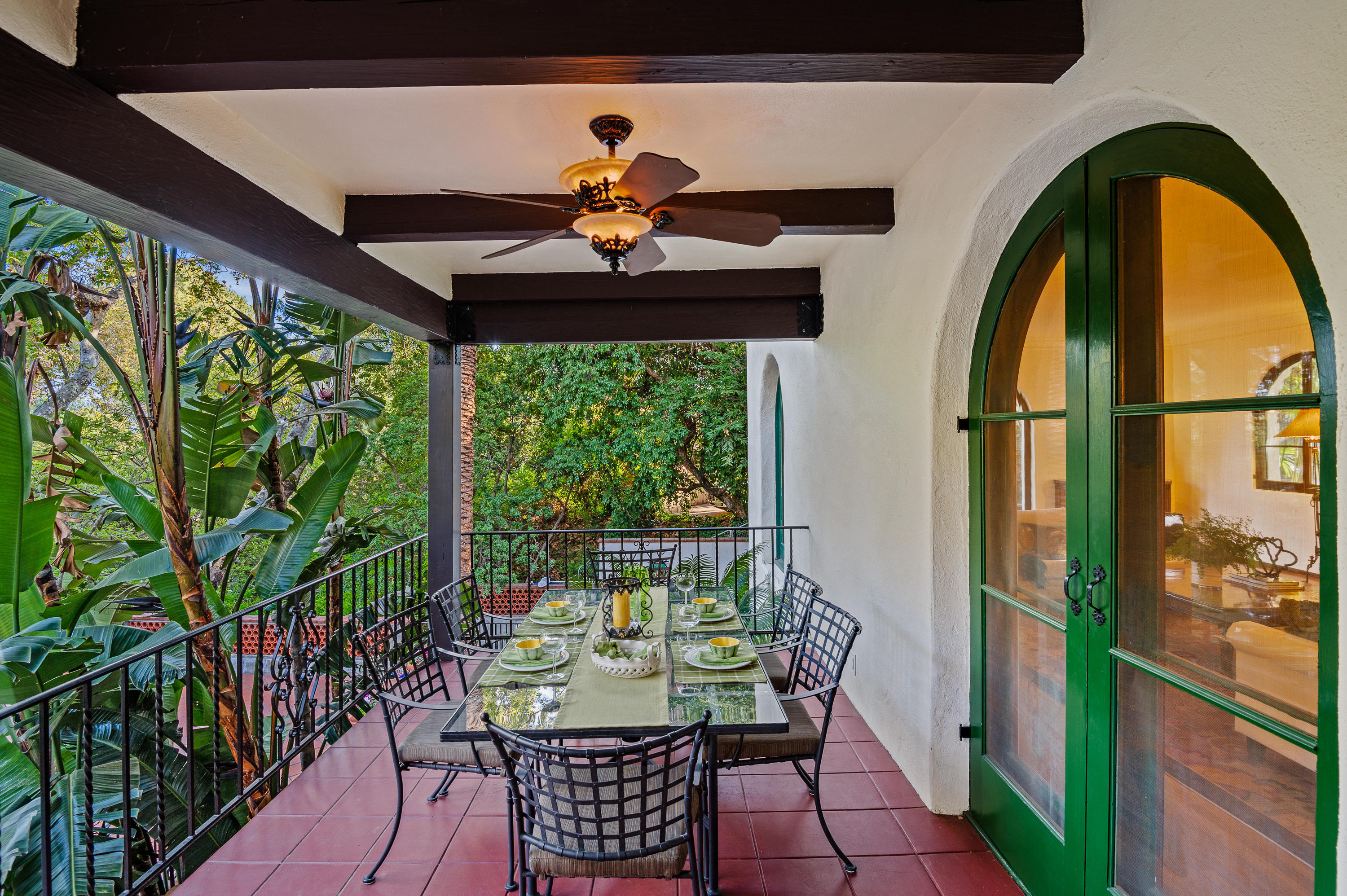 1422 East Palm Street Altadena, CA 91001 - Photo 15 of 64 a view of a porch with furniture and garden