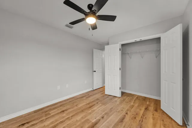 wooden floor in an empty room