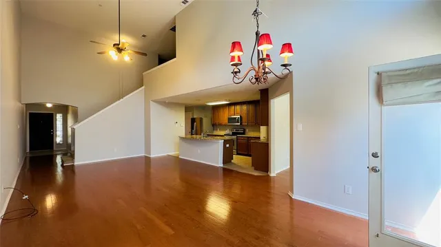 a view of a living room and natural light