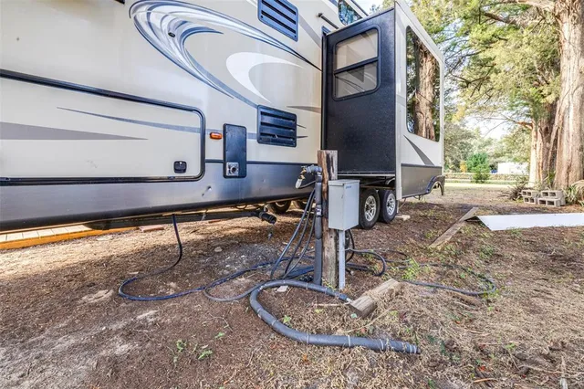 a view of a house with a park