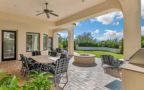 front view of a house with a garden