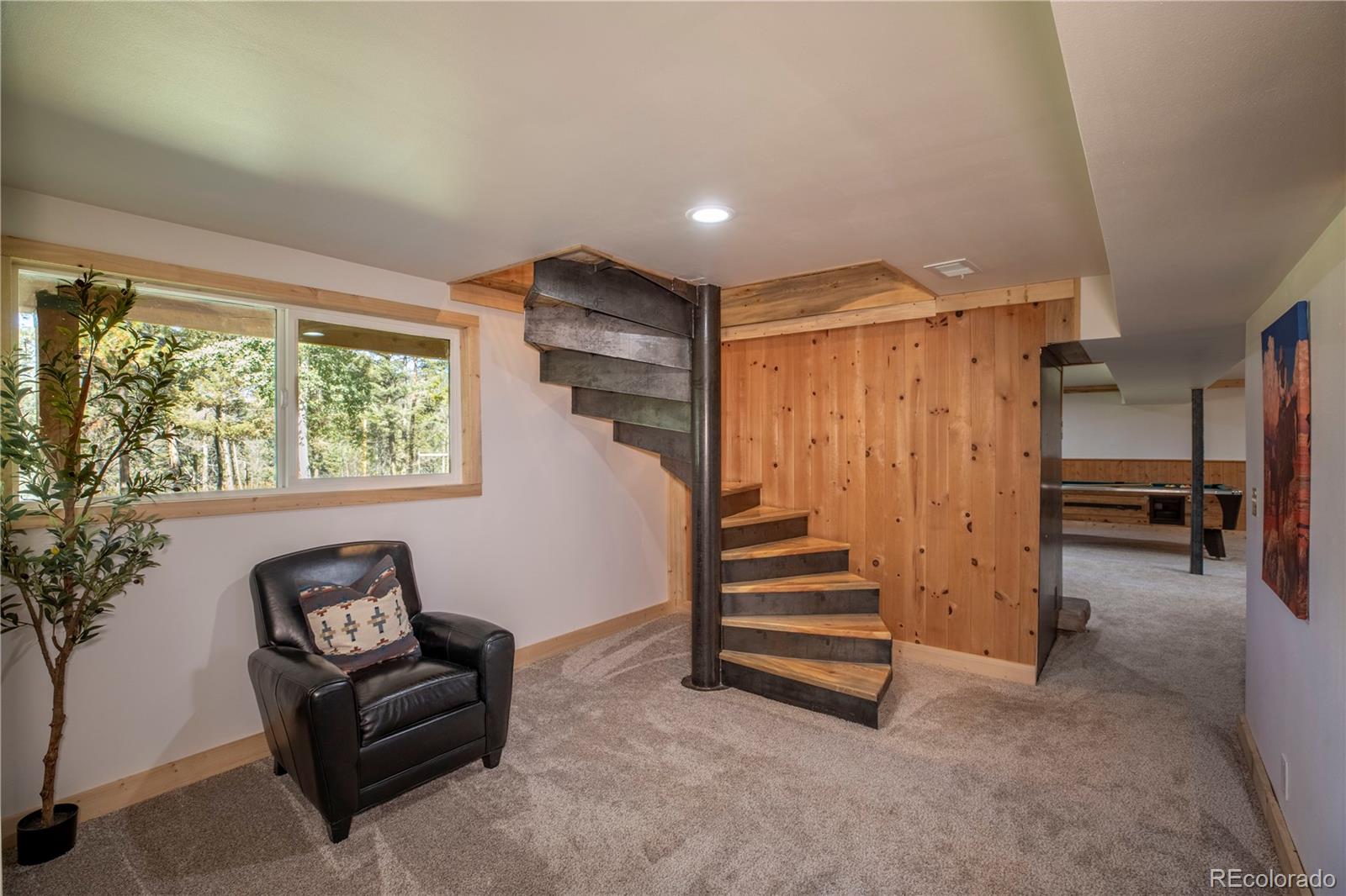 12322 South Wamblee Valley Road Conifer, CO 80433 - Photo 29 of 37 a view of livingroom with furniture and stairs