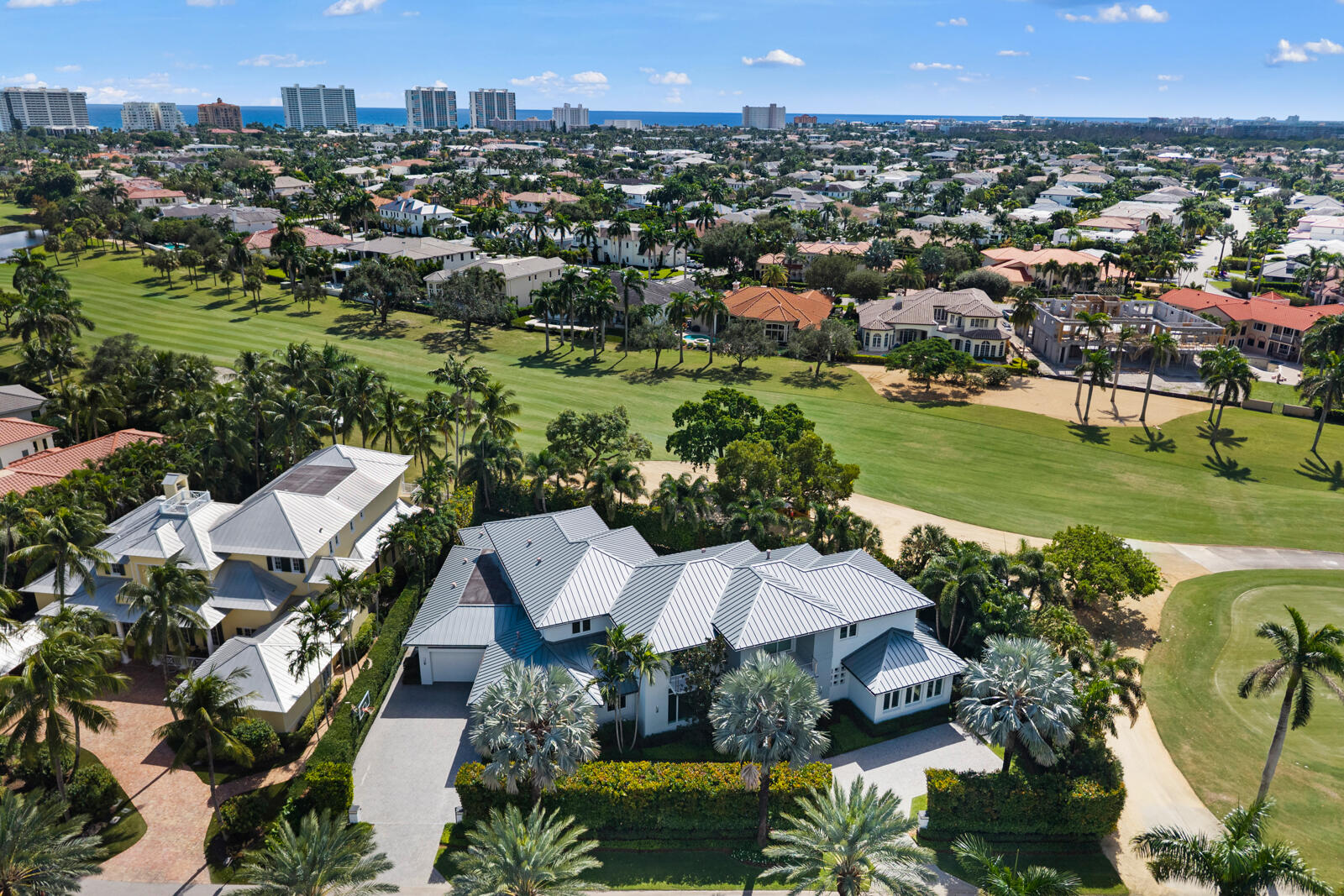 1900 Sabal Palm Drive Boca Raton, FL 33432 - Photo 68 of 75 an aerial view of a house with a garden