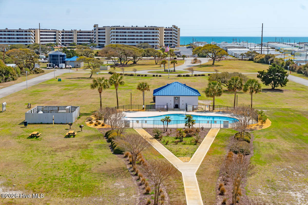 1550 Salter Path Road, Unit 409 Indian Beach, NC 28512 - Photo 39 of 45 View of Pool & Ocean in distance