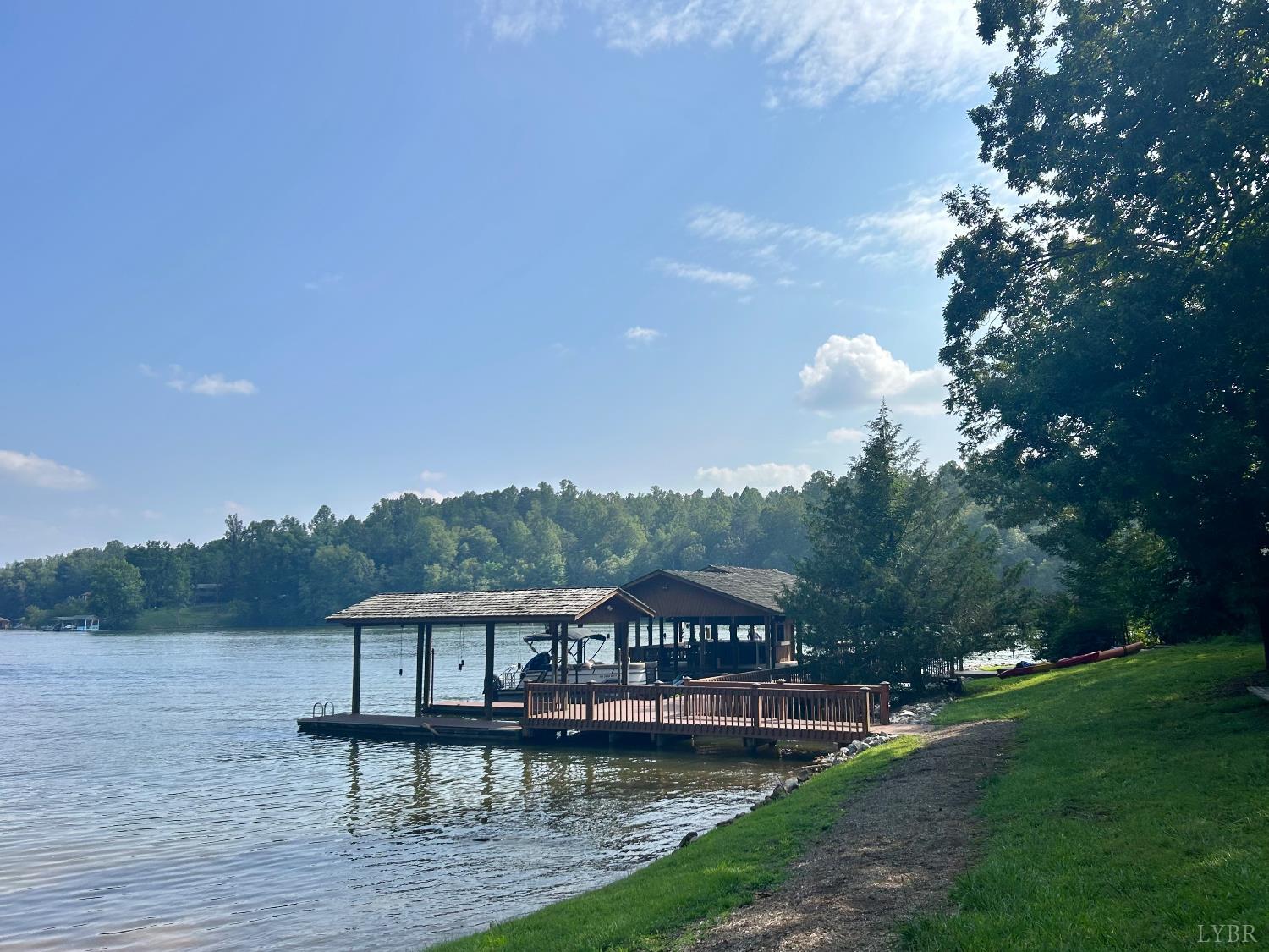 0 Crestview Road Wirtz, VA 24184 - Photo 14 of 18 a view of a lake with a mountain in the background