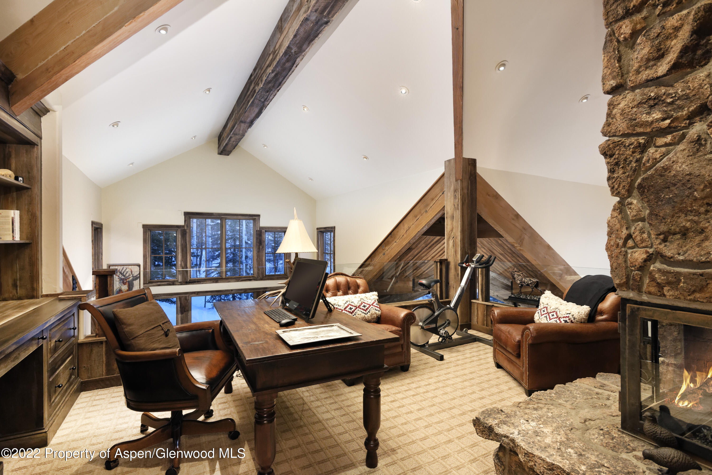 1400 Wood Road Snowmass Village, CO 81615 - Photo 20 of 36 a living room with furniture and a rug