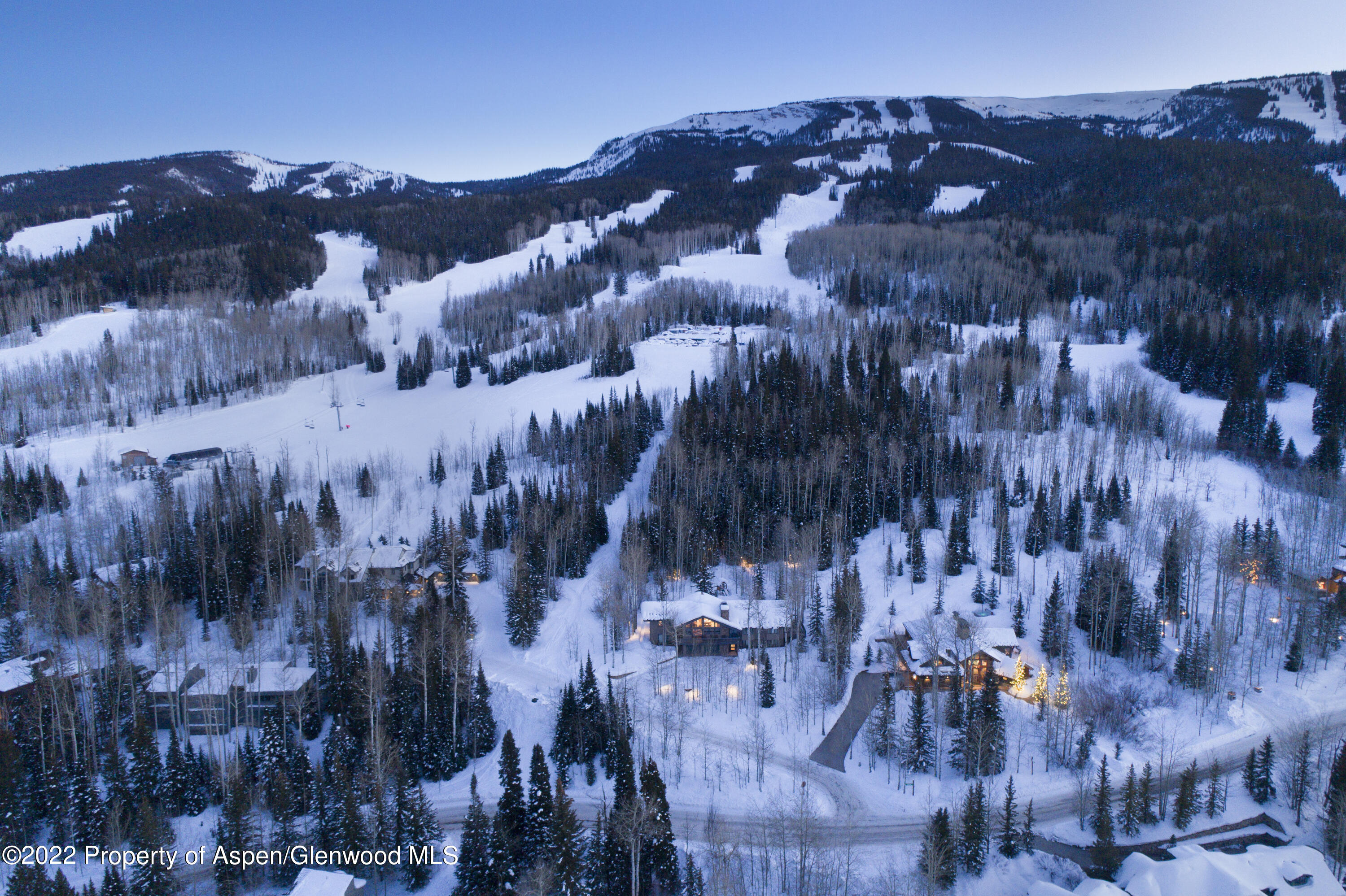 1400 Wood Road Snowmass Village, CO 81615 - Photo 2 of 36 a view of a city with a mountain