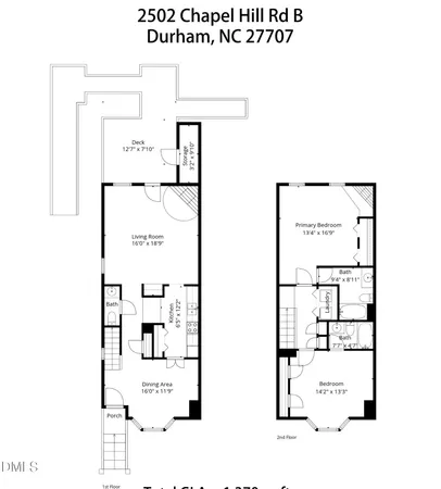 $285,000 | 2502 Chapel Hill Road, Unit B, Durham, NC 27707
