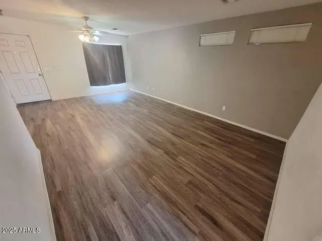 wooden floor in an empty room
