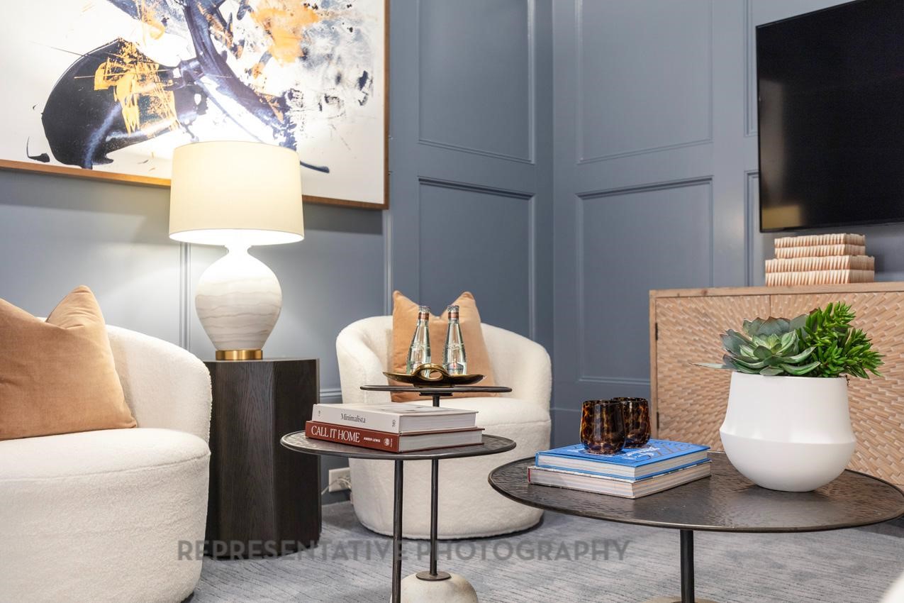 22227 Mount Whitney Road Waller, TX 77484 - Photo 46 of 49 a living room with furniture and a flat screen tv