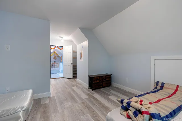 a view of an front door with couch