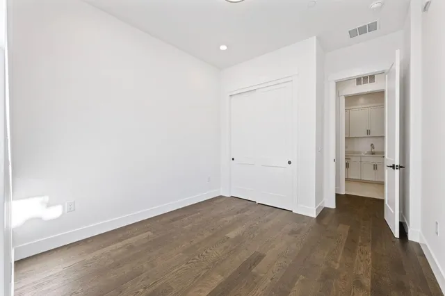 wooden floor in an empty room