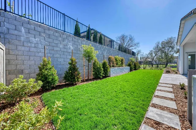 a view of a back yard