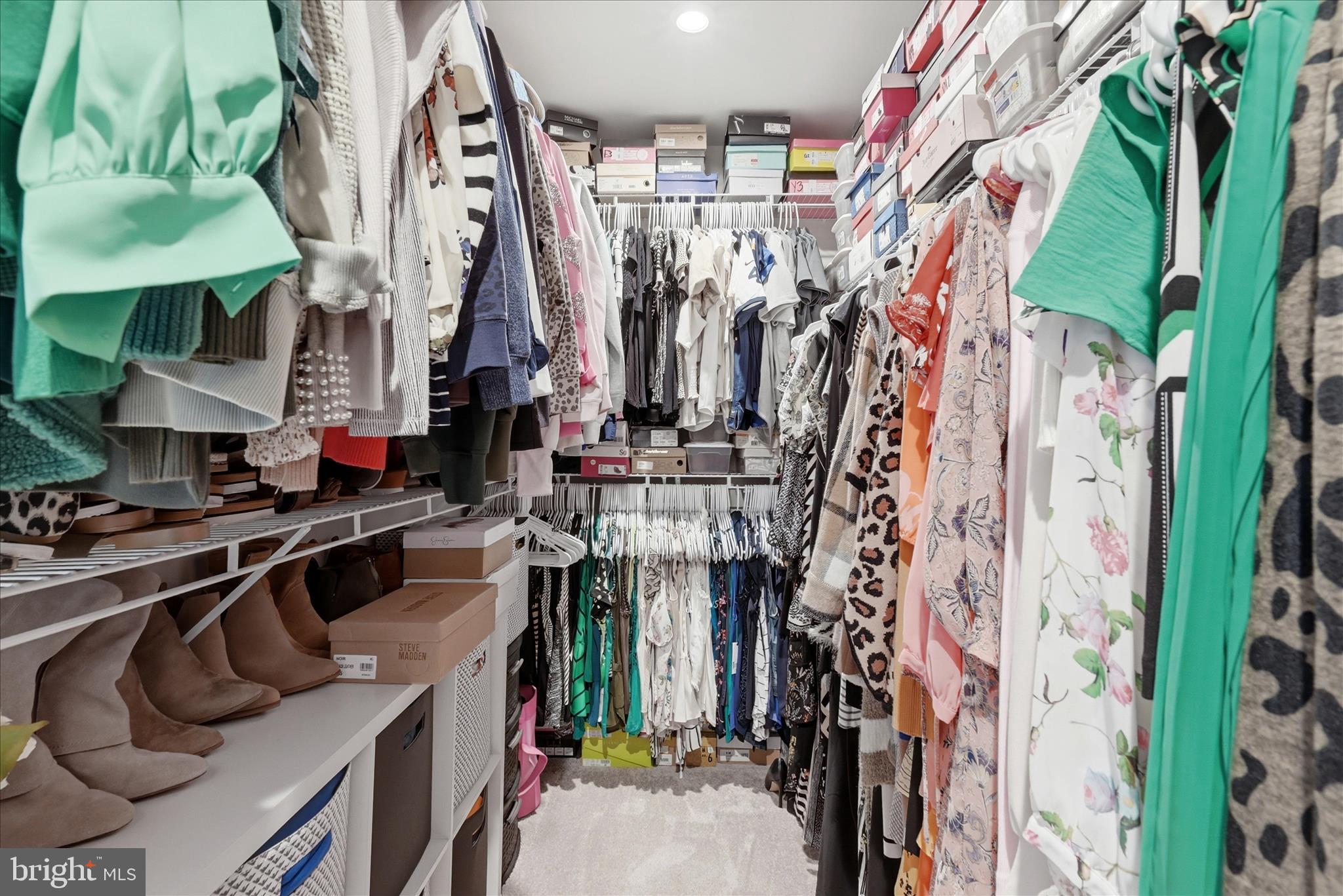 111 Decatur Circle Stephens City, VA 22655 - Photo 36 of 70 a view of walk in closet with clothes and shoes