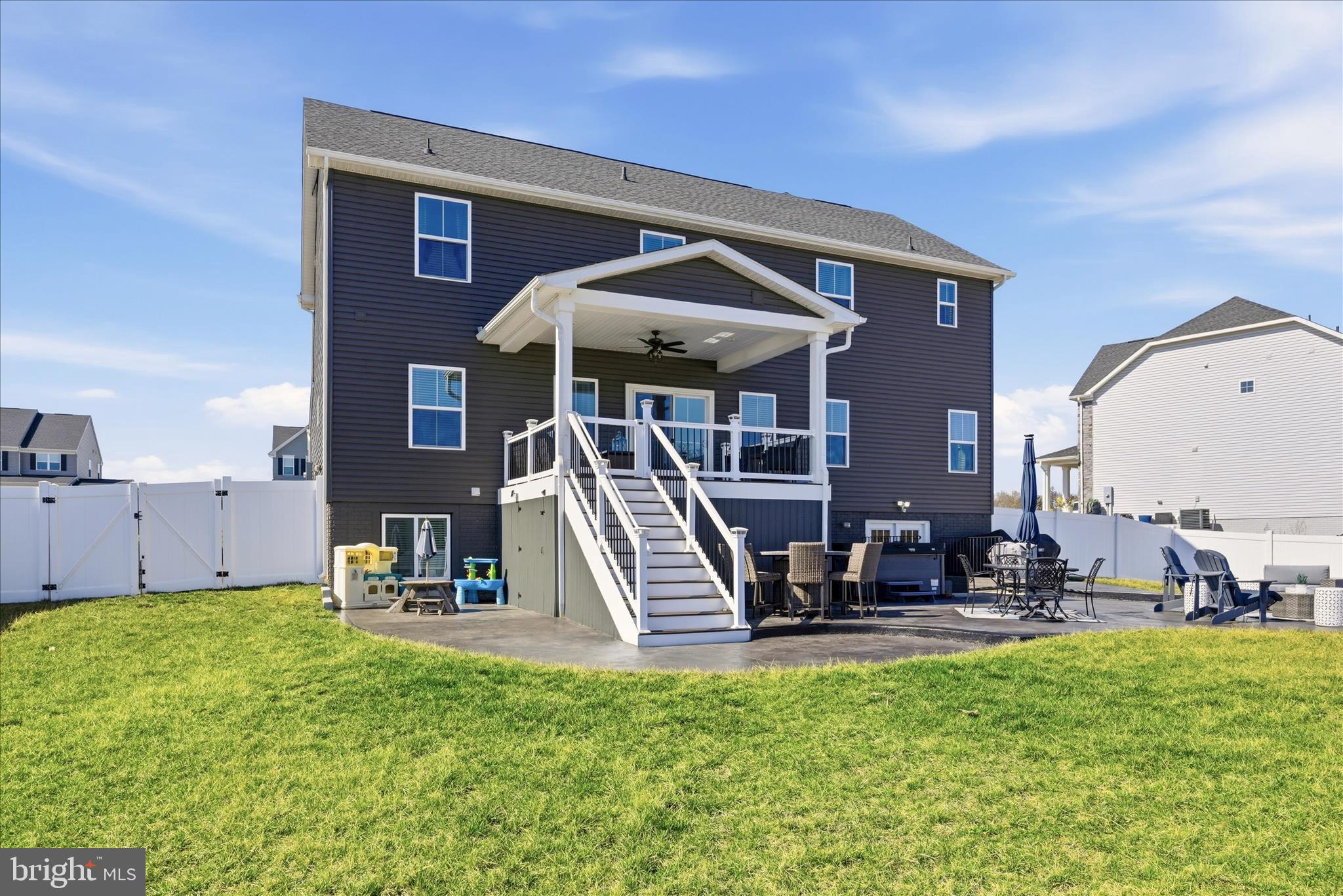 111 Decatur Circle Stephens City, VA 22655 - Photo 59 of 70 a view of a house with backyard water fountain and sitting area