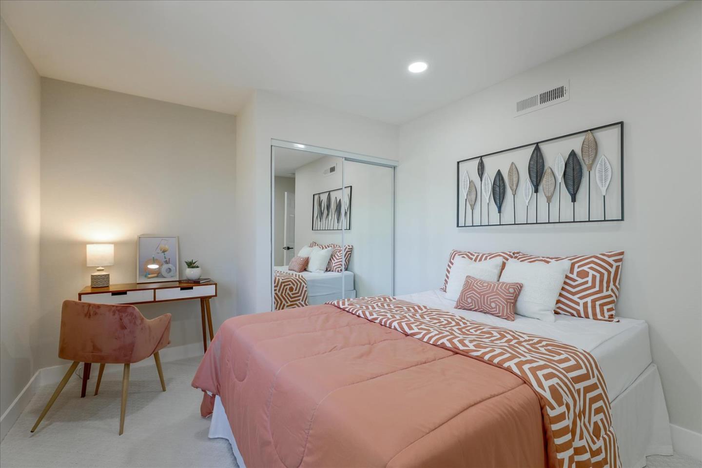320 Ethan Court San Ramon, CA 94583 - Photo 27 of 46 a bedroom with a bed and a chandelier