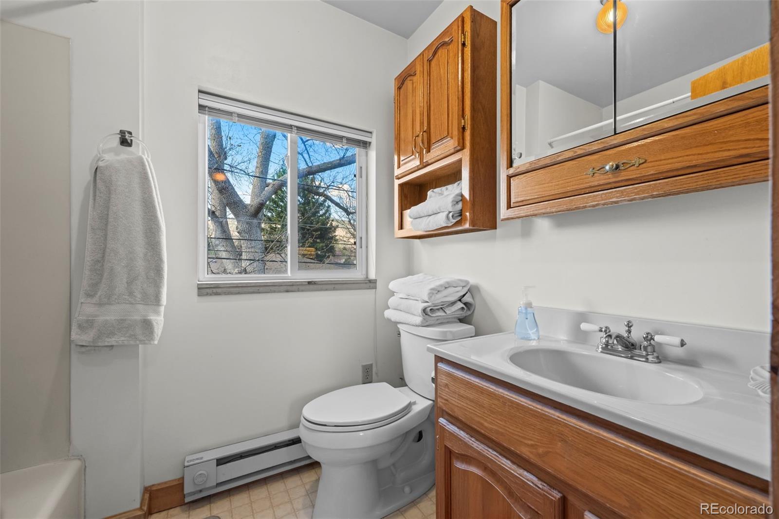 2935 17th Street Boulder, CO 80304 - Photo 27 of 38 a bathroom with a sink and a toilet