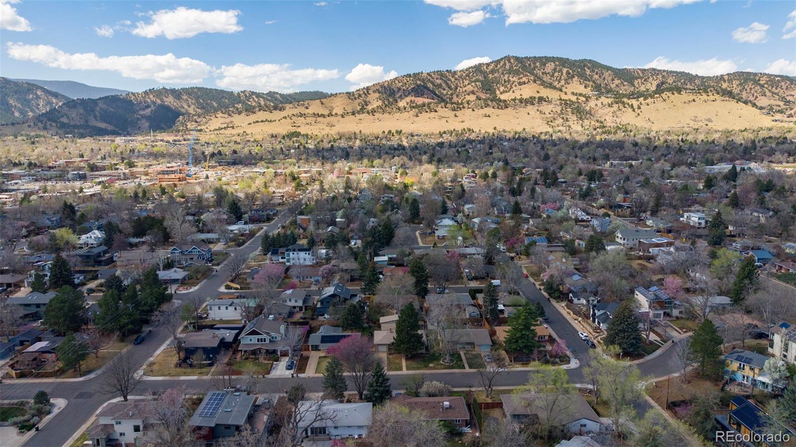 2935 17th Street Boulder, CO 80304 - Photo 36 of 38 an aerial view of residential houses with outdoor space