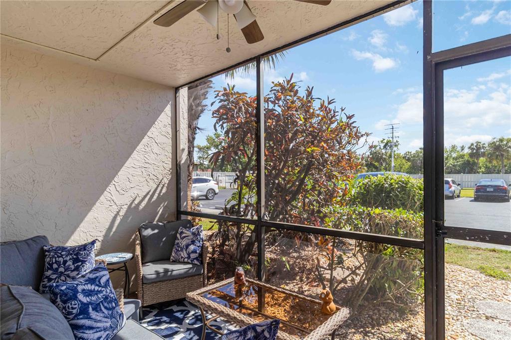 5416 Swift Road, Unit 27 Sarasota, FL 34231 - Photo 29 of 55 a view of balcony with furniture