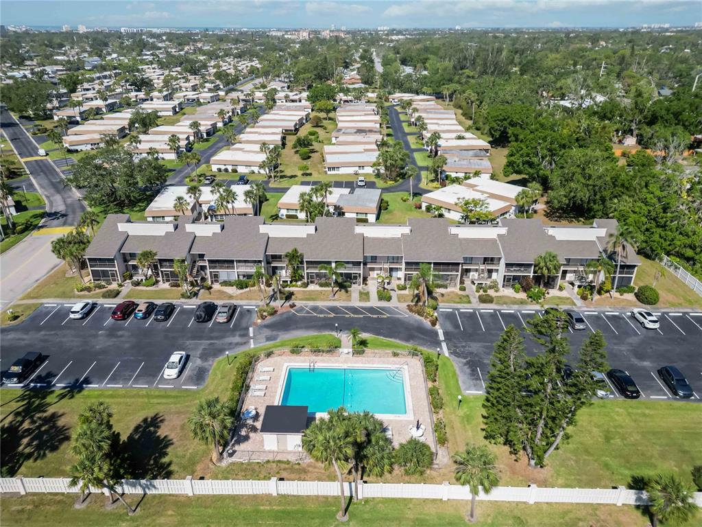 5416 Swift Road, Unit 27 Sarasota, FL 34231 - Photo 3 of 55 an aerial view of multiple house