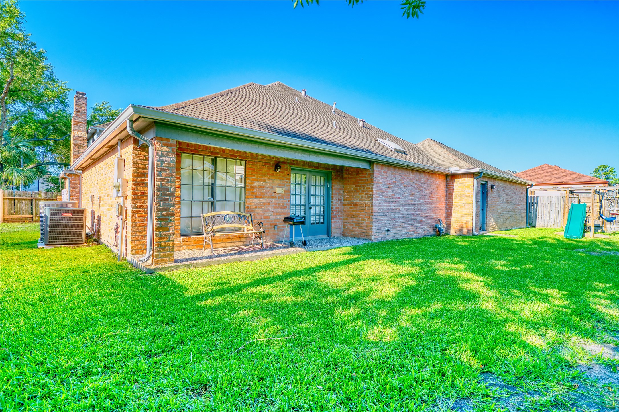8006 Albin Lane Houston, TX 77071 - Photo 28 of 31 a front view of a house with a yard