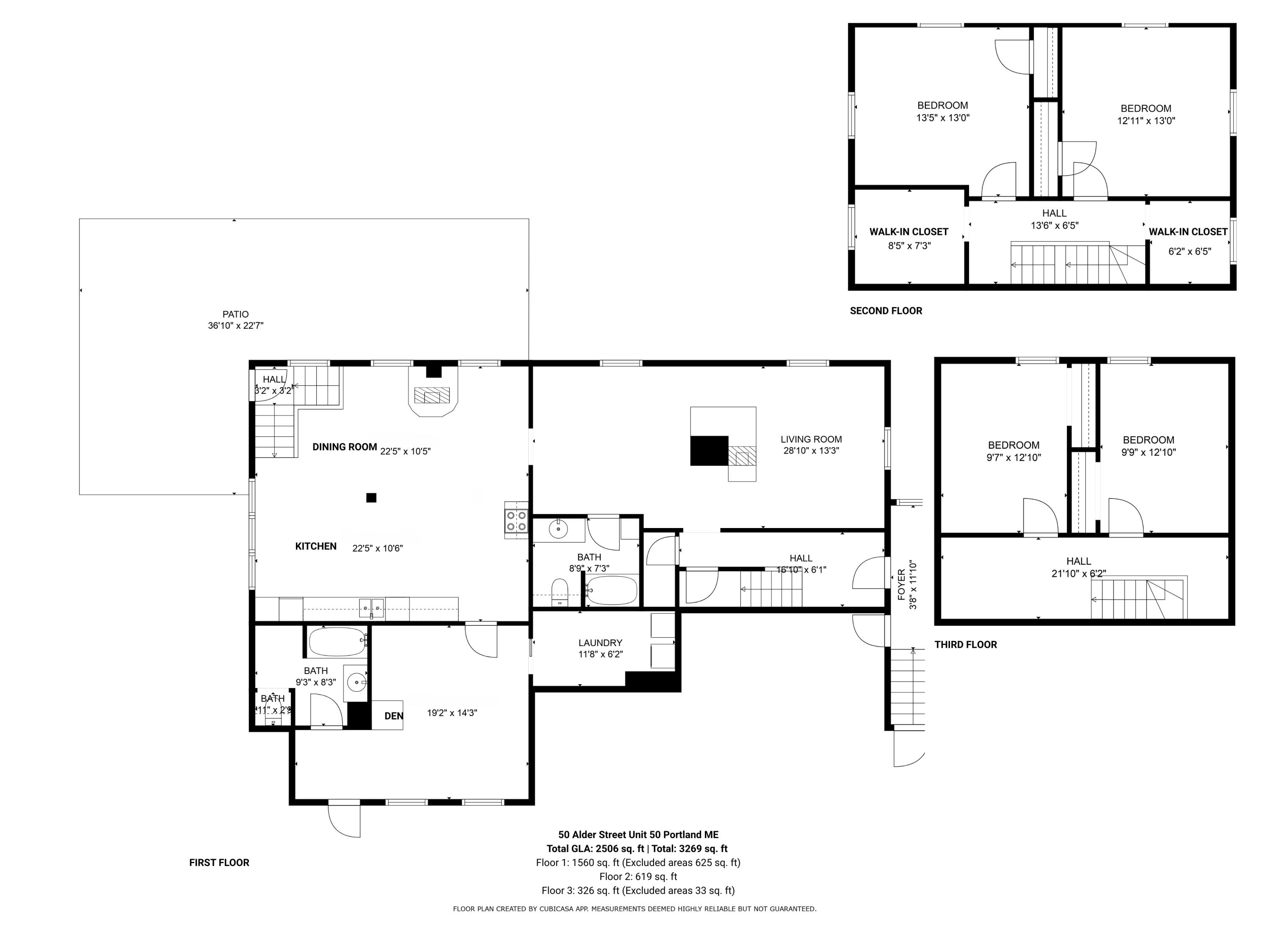 50 Alder Street Portland, ME 04101 - Photo 39 of 39 Floorplans Unit 50