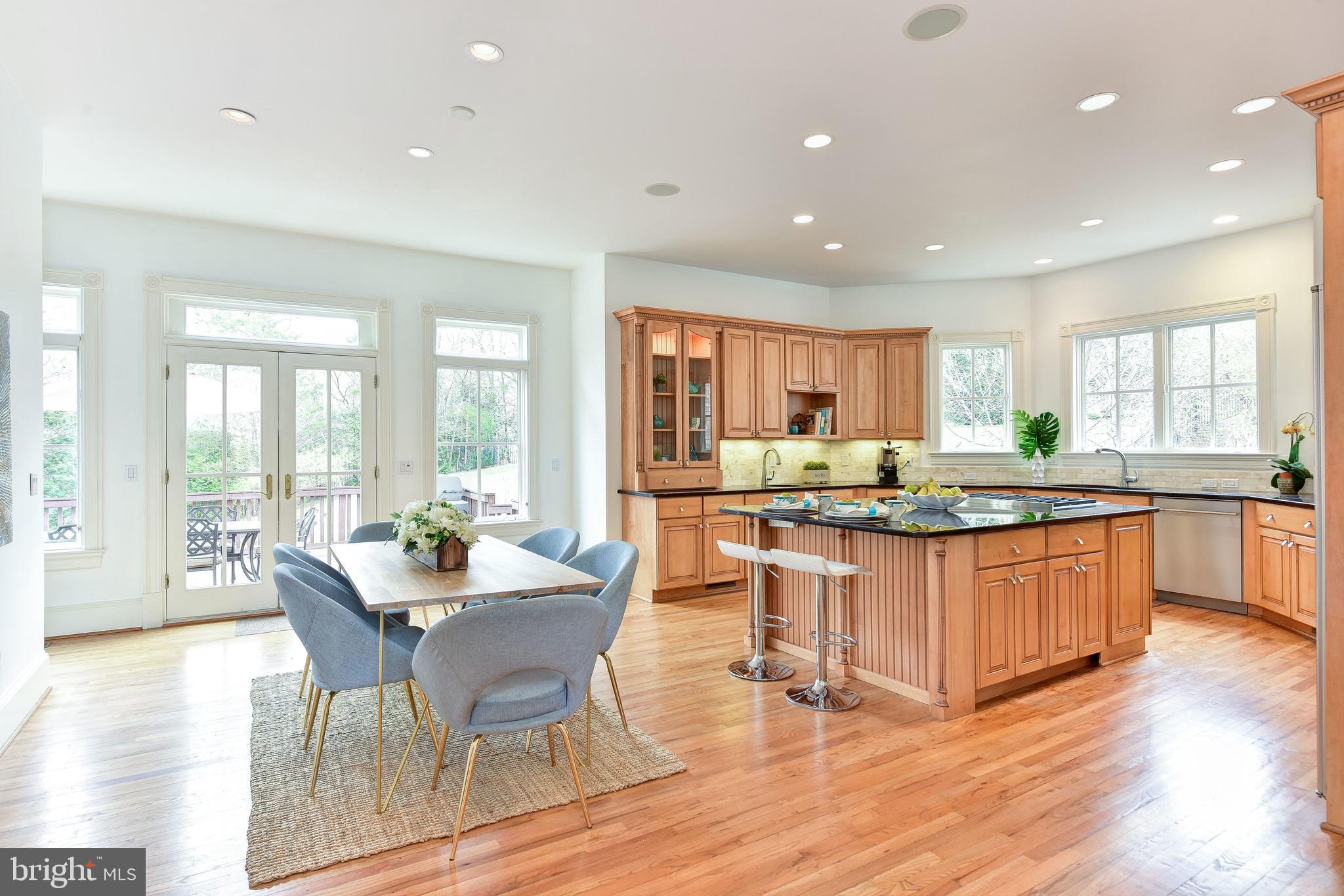 983 Spring Hill Road McLean, VA 22102 - Photo 12 of 41 French doors off Breakfast Room to huge deck