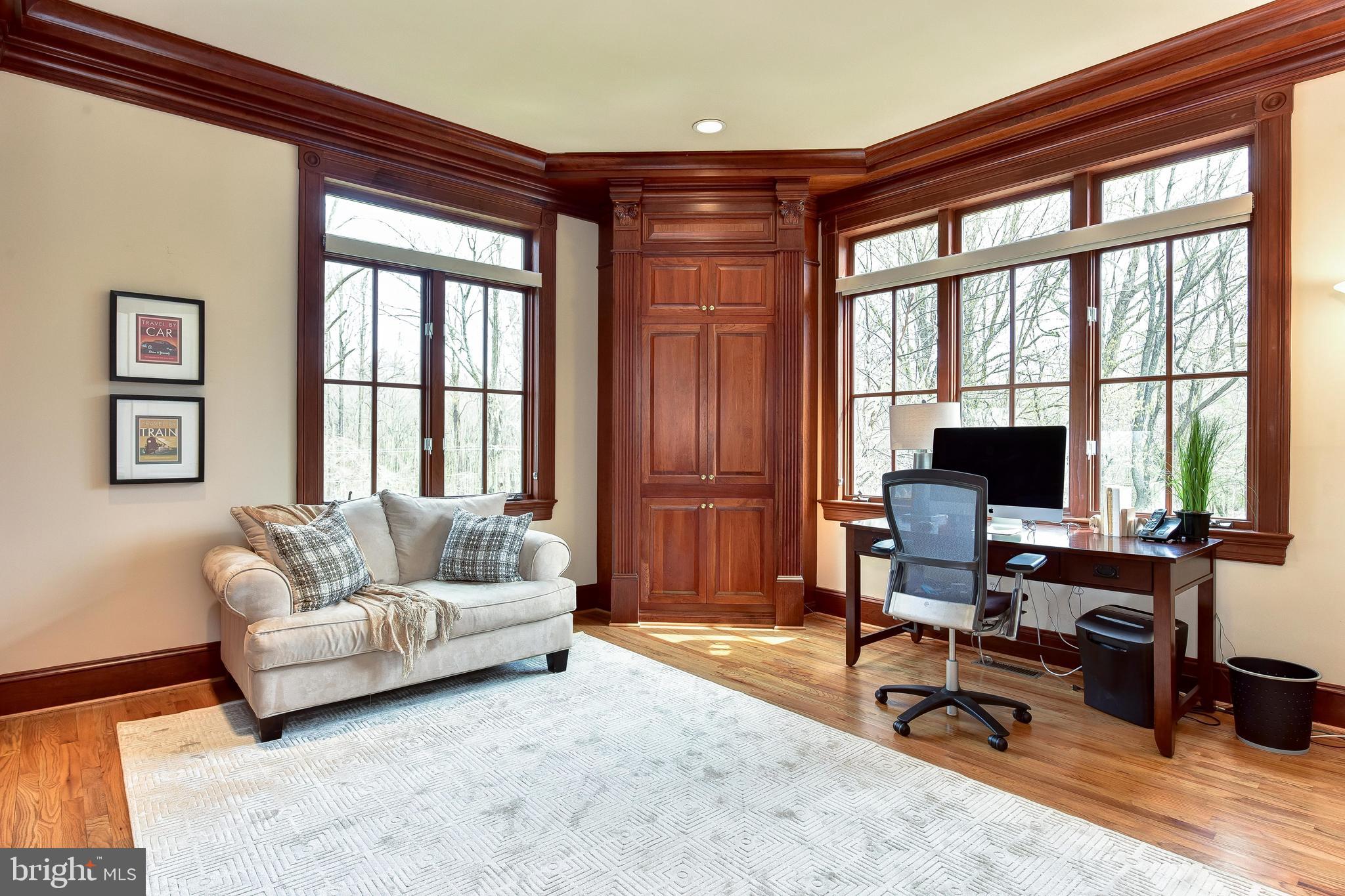 983 Spring Hill Road McLean, VA 22102 - Photo 14 of 41 Library serenely tucked away on Main Level
