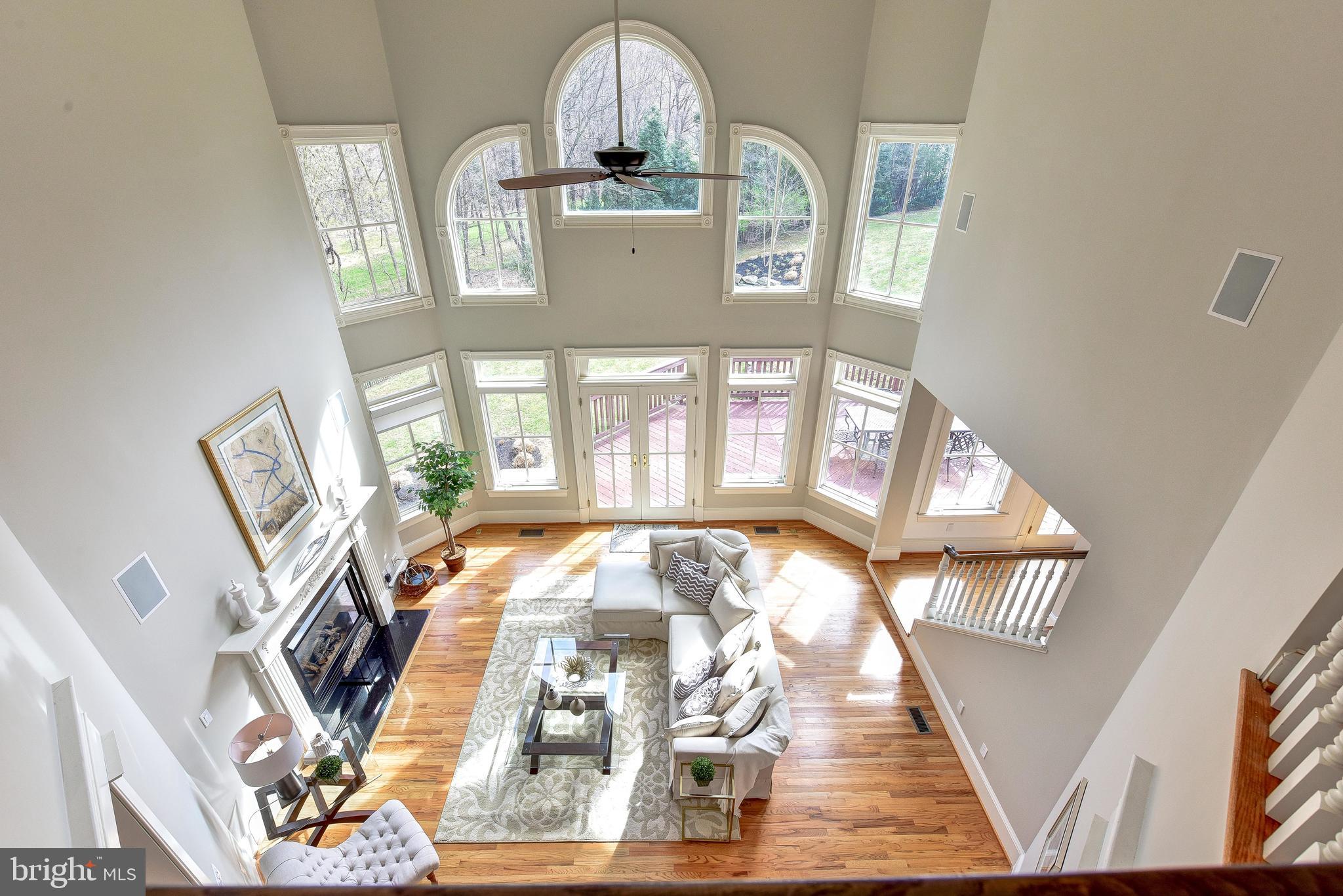983 Spring Hill Road McLean, VA 22102 - Photo 17 of 41 Dramatic view from Upper Level Gallery