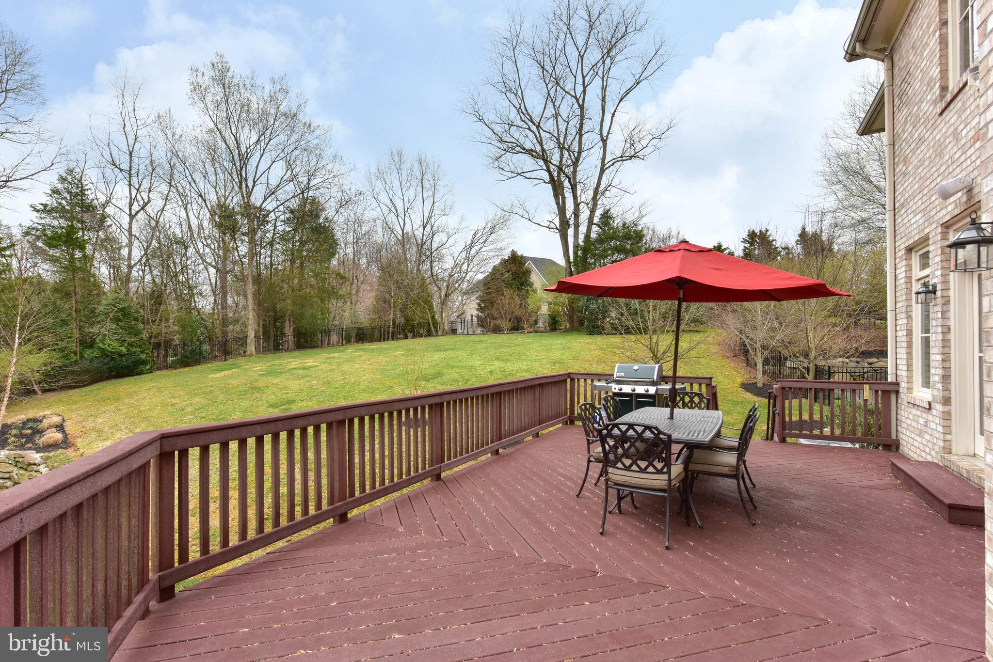 983 Spring Hill Road McLean, VA 22102 - Photo 34 of 41 Rear Deck with gas hook up for grilling