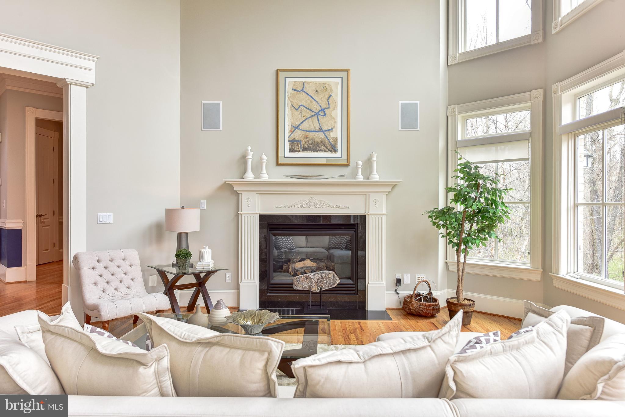983 Spring Hill Road McLean, VA 22102 - Photo 6 of 41 Gas Fireplace in Family Room