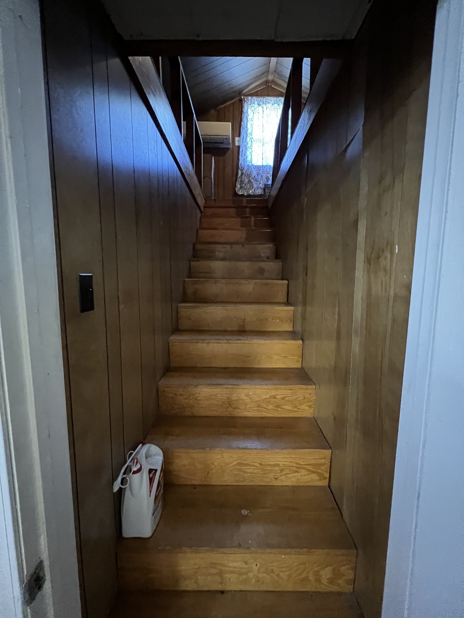 1076 Southside Road Southside, TN 37171 - Photo 17 of 27 a view of staircase with white walls and a window