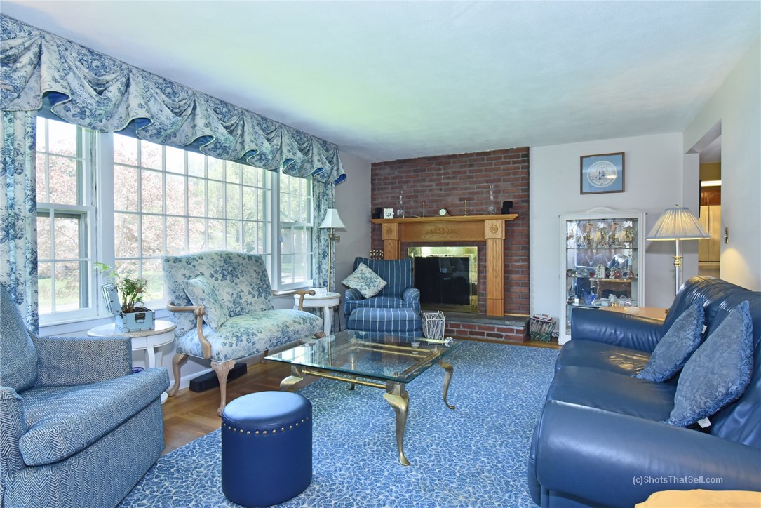 29 Landmark Road Warwick, RI 02886 - Photo 3 of 21 Living room with brick fireplace