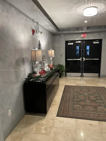 a room with gym equipment