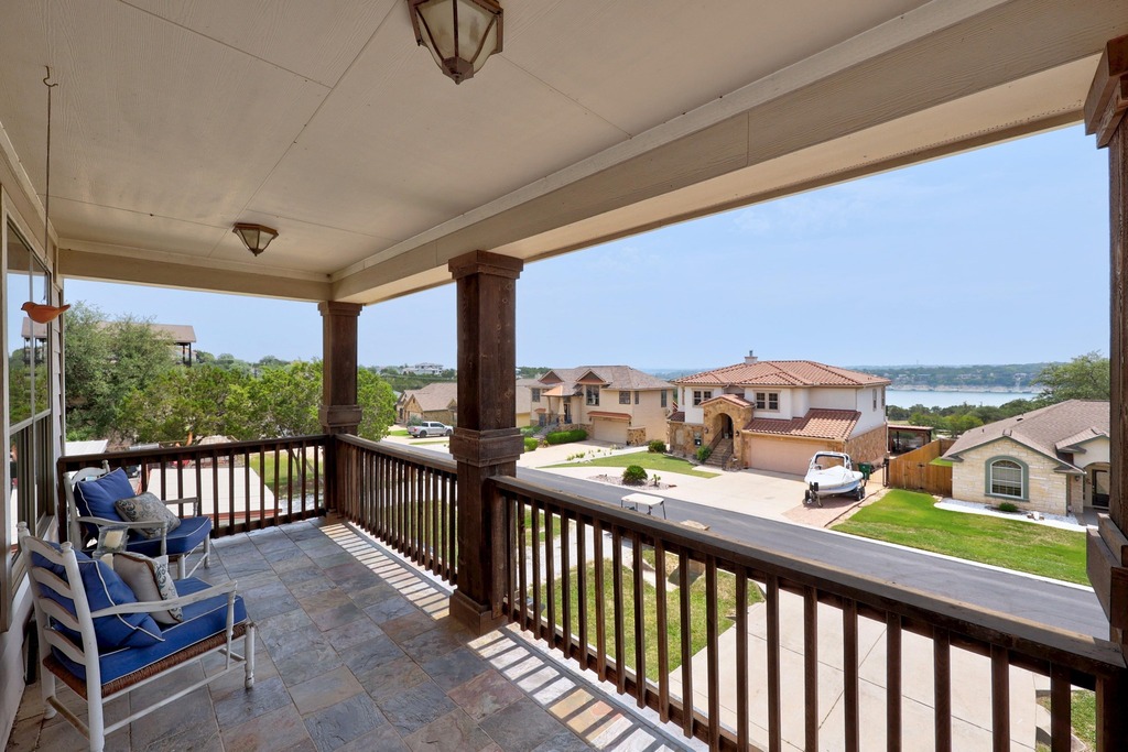 302 Southwind Road Lago Vista, TX 78645 - Photo 32 of 39 a view of a city from a balcony