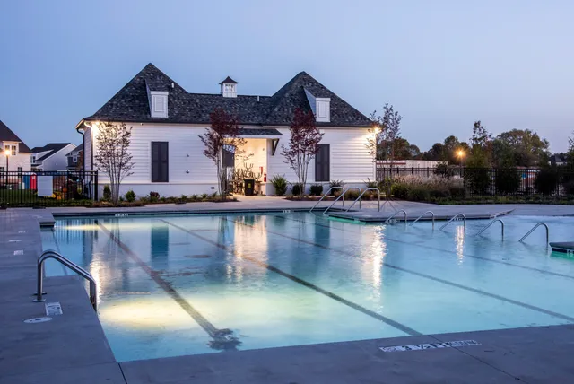 a view of a house with pool