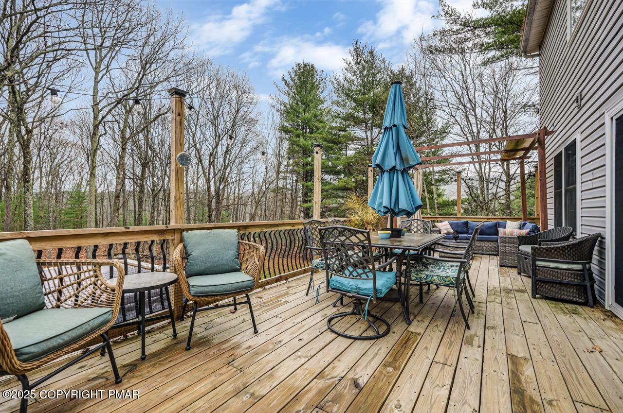 2512 Valley View Acres Road Stroudsburg, PA 18360 - Photo 36 of 40 Oversized Deck for Entertaining