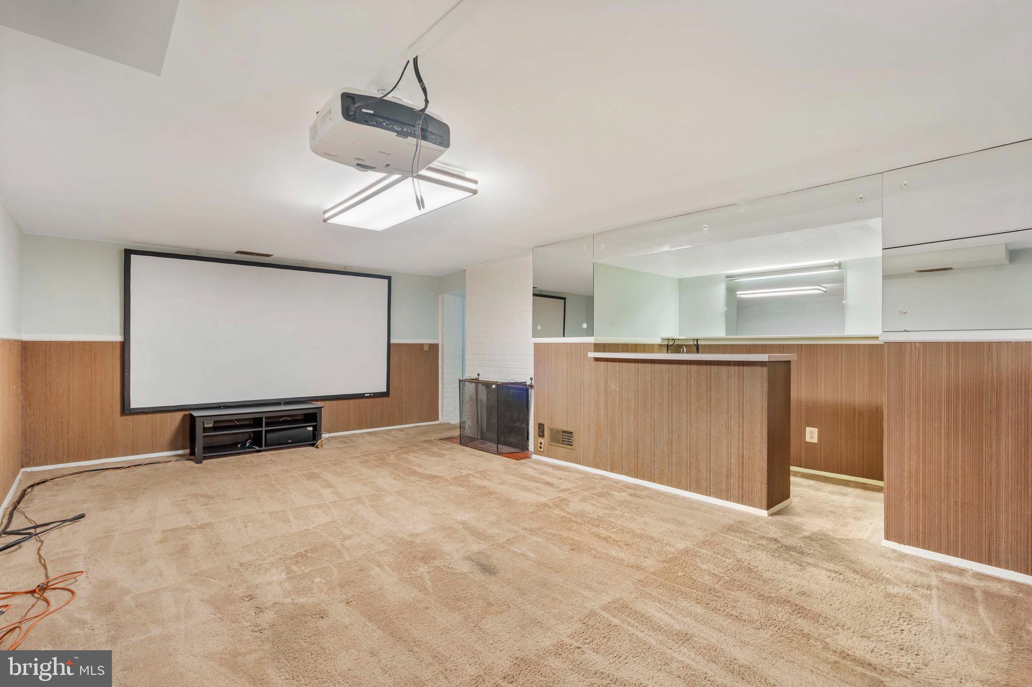 3916 Braddock Road Alexandria, VA 22312 - Photo 18 of 29 10' Wall Screen with Projector