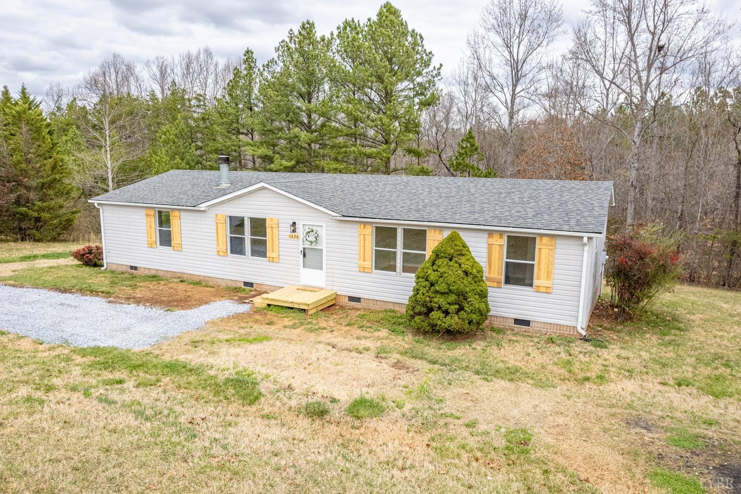 1636 Maddox Road Gladys, VA 24554 - Photo 3 of 54 a view of a house with a yard